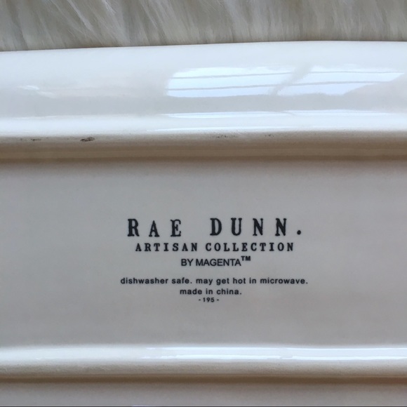 RAE DUNN | Large Ceramic Celebrate Serving Platter Christmas Holiday New Years - Picture 2 of 2